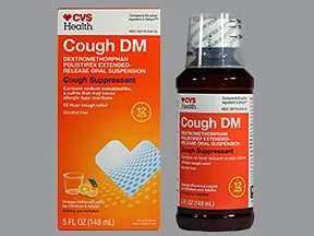 CVS Health Cough DM Syrup (Dextromethorphan + Guaifenesin)